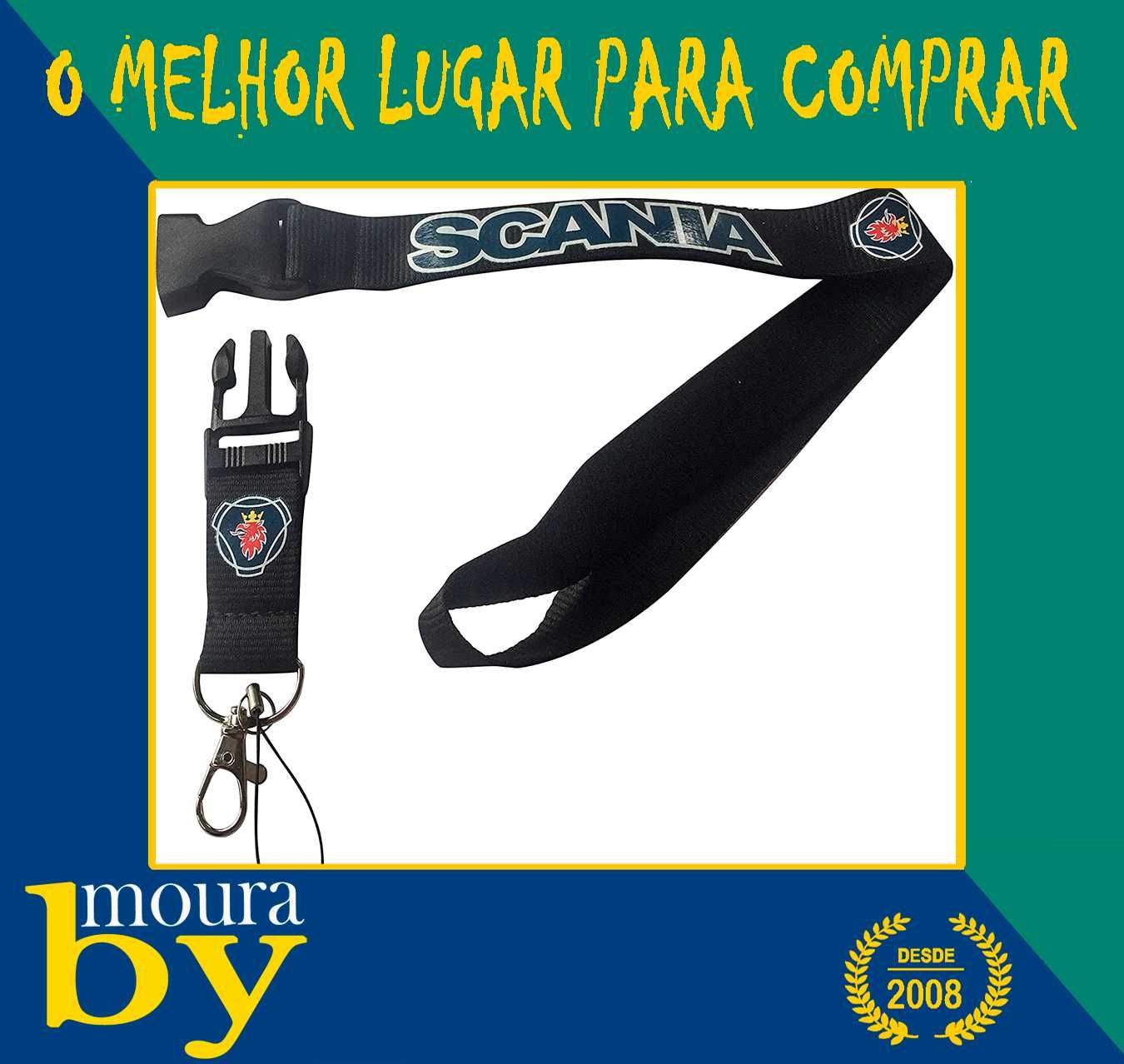 Fita de Pescoço ou Bolsas de comando Scania Lanyard