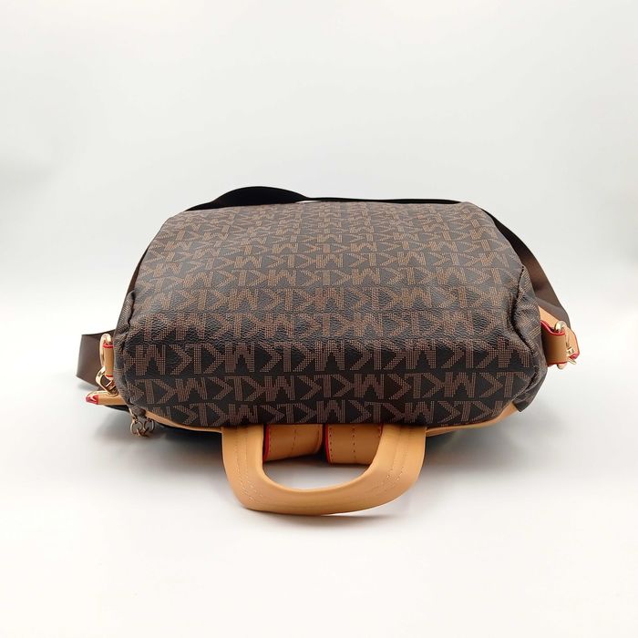 Plecak damski skórzany MKL ciemny