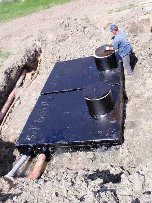 6 dwukomorowy zbiornik betonowy na oczyszczalnię wodę deszczówkę 8 10