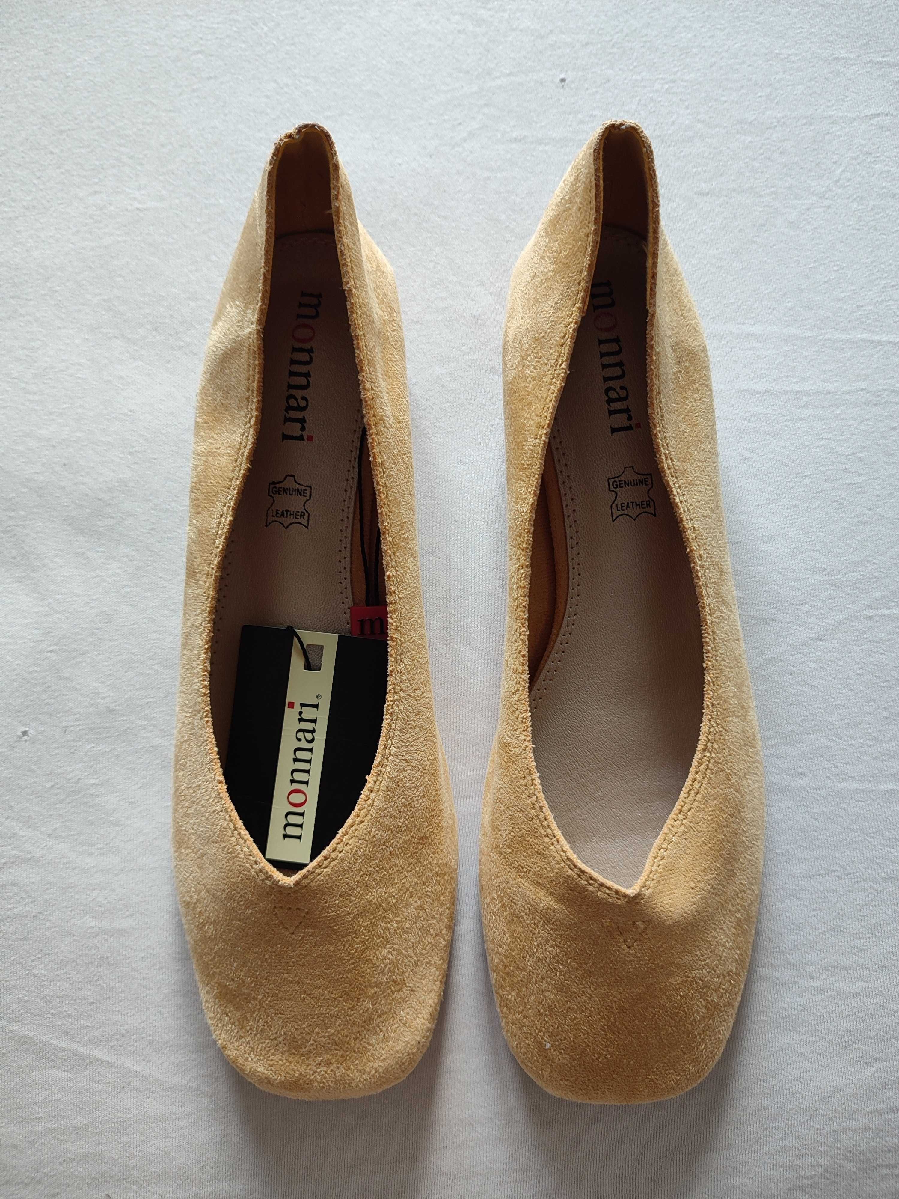 Baleriny Monnari. Rozmiar 39. Nowe