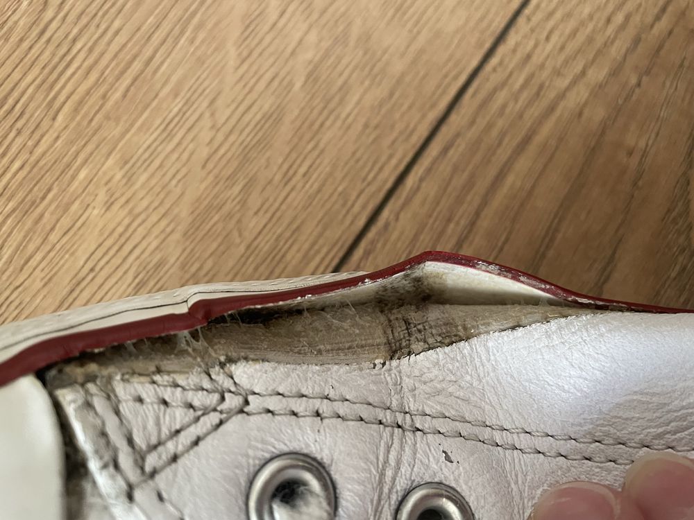 Białe skórzane trampki converse chuck taylor all star 39 40
