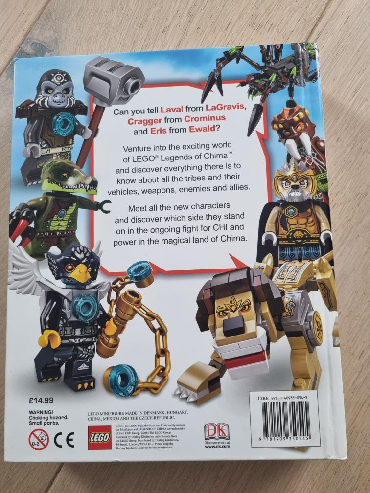 Lego Chima.  Encyklopedia postaci wersja angielska.