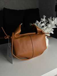 Шкіряна сумка Polene Beri  , коричнева сумка