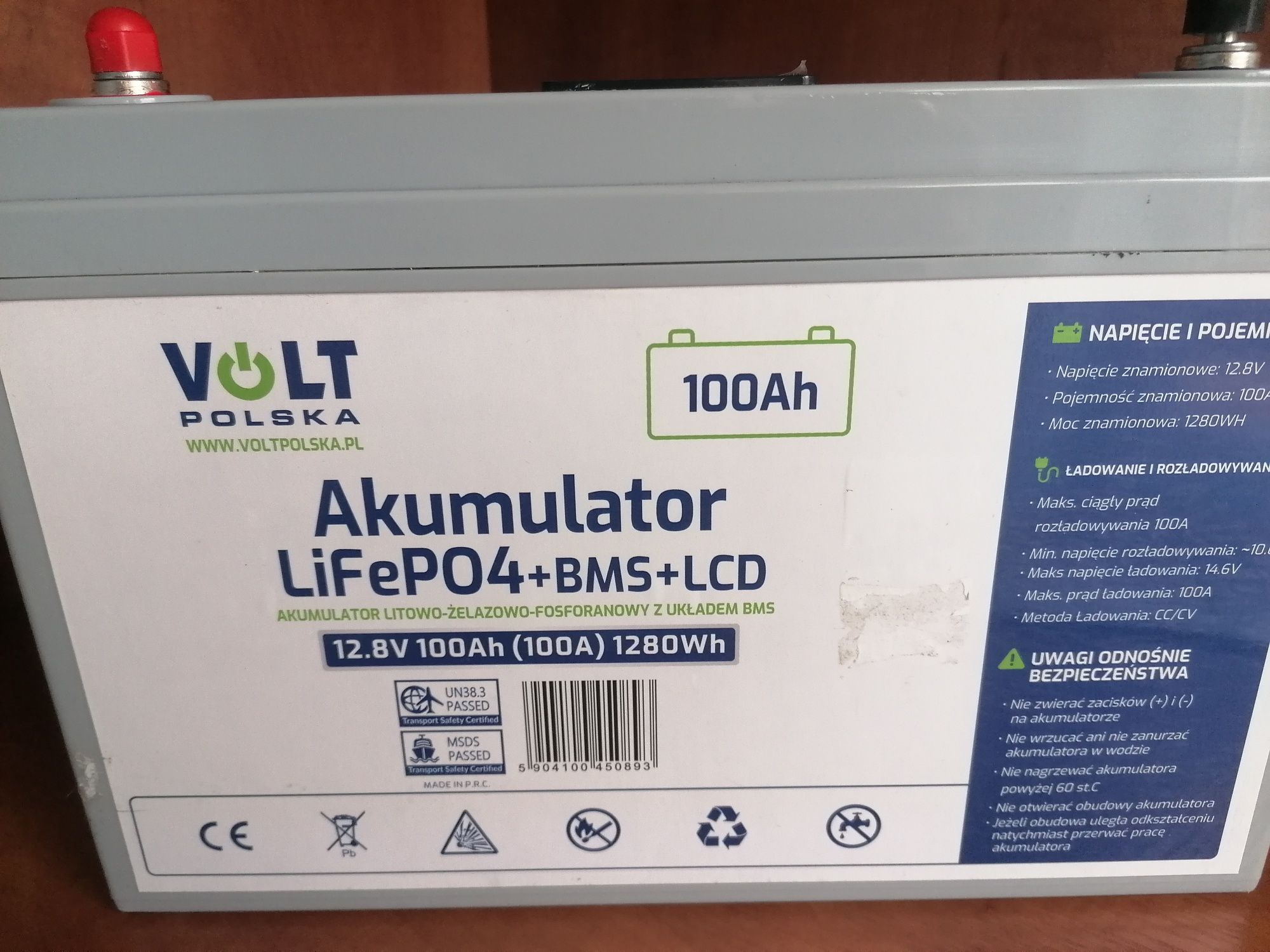 Bateria, akumulator VOLT 100Ah