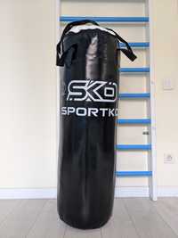 Боксерський мішок SPORTKO 100x35 см чорний