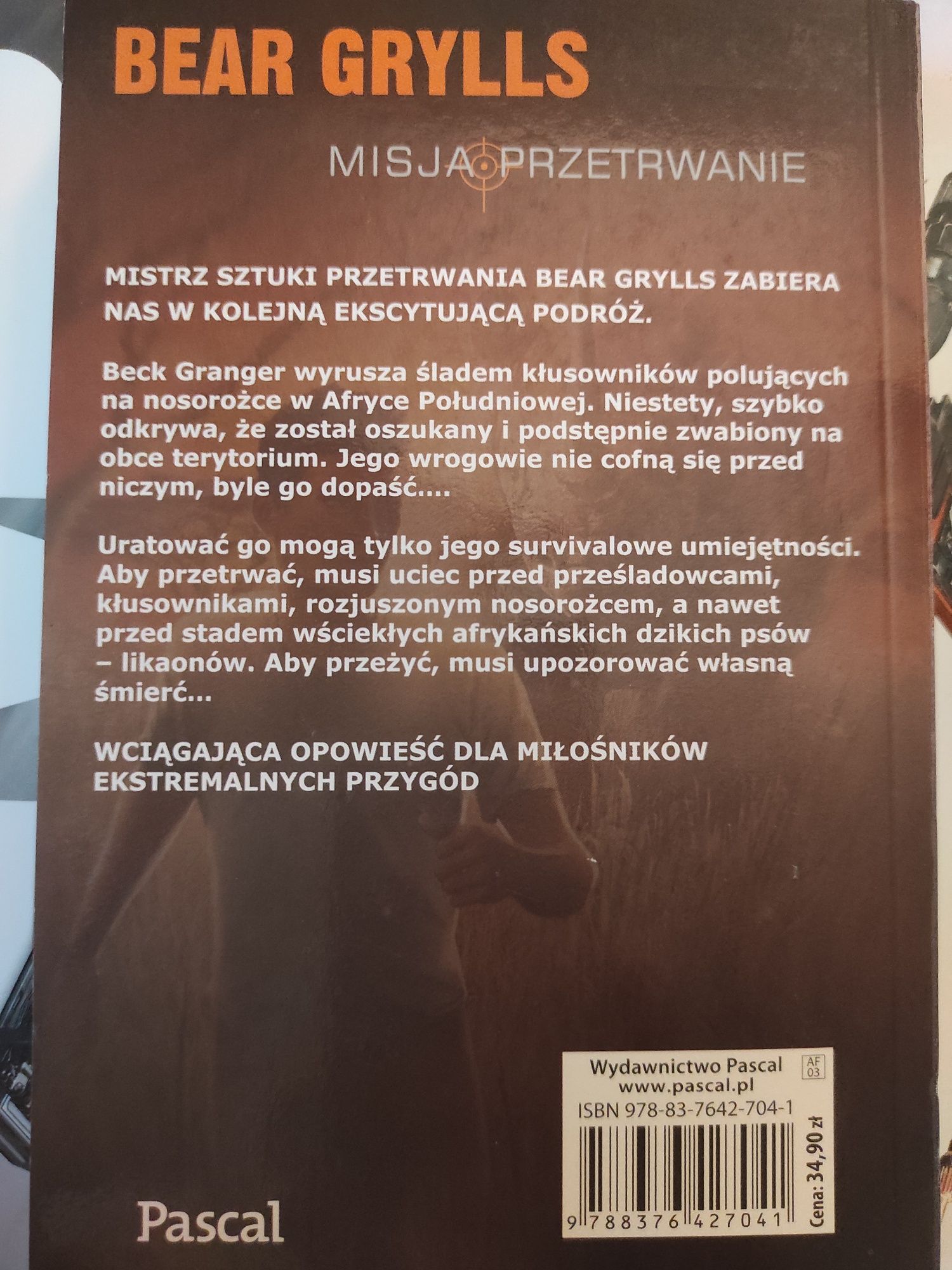 Książki Bear Grylls Misja Przetrwanie