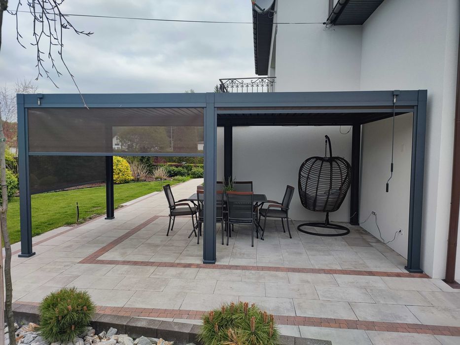 -10% Pergola Ogrodowa Aluminiowa 4x5 Zadaszenie Tarasu Cała Polska