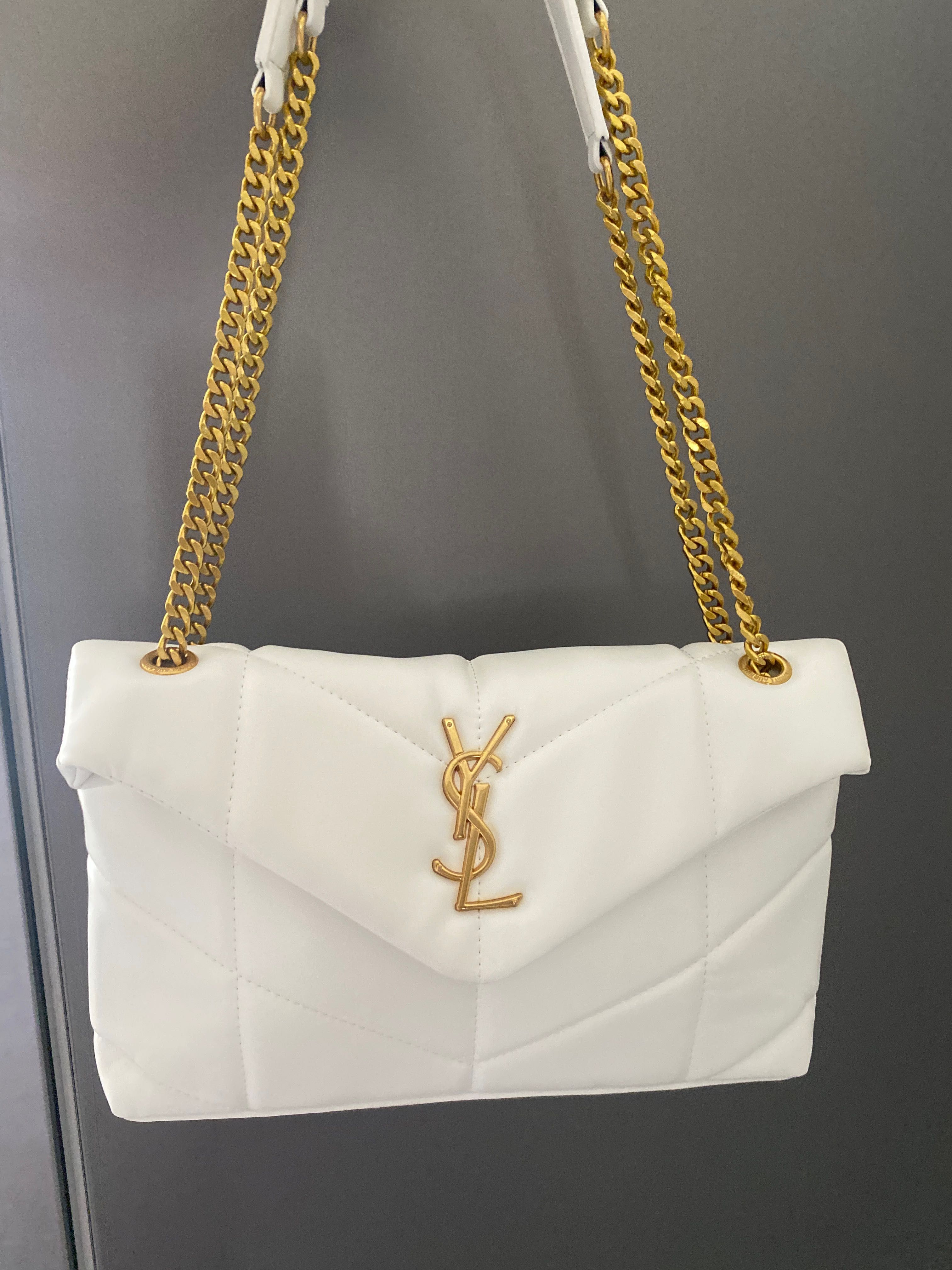 Saint Laurent toy torebka skóra naturalna