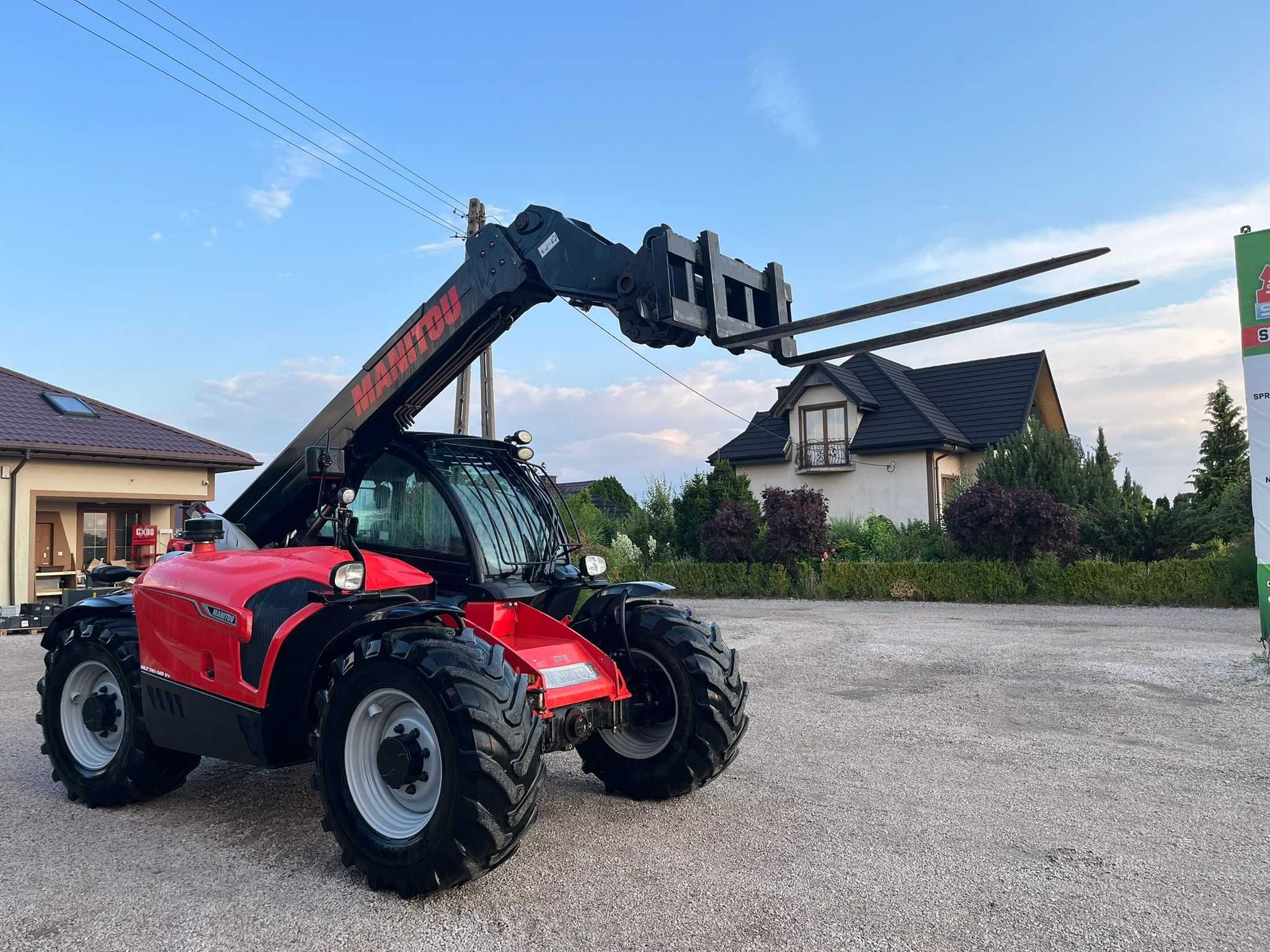 Ładowarka Teleskopowa Manitou MLT 741-120 V+ 2018 rok Widły Deutz Jcb