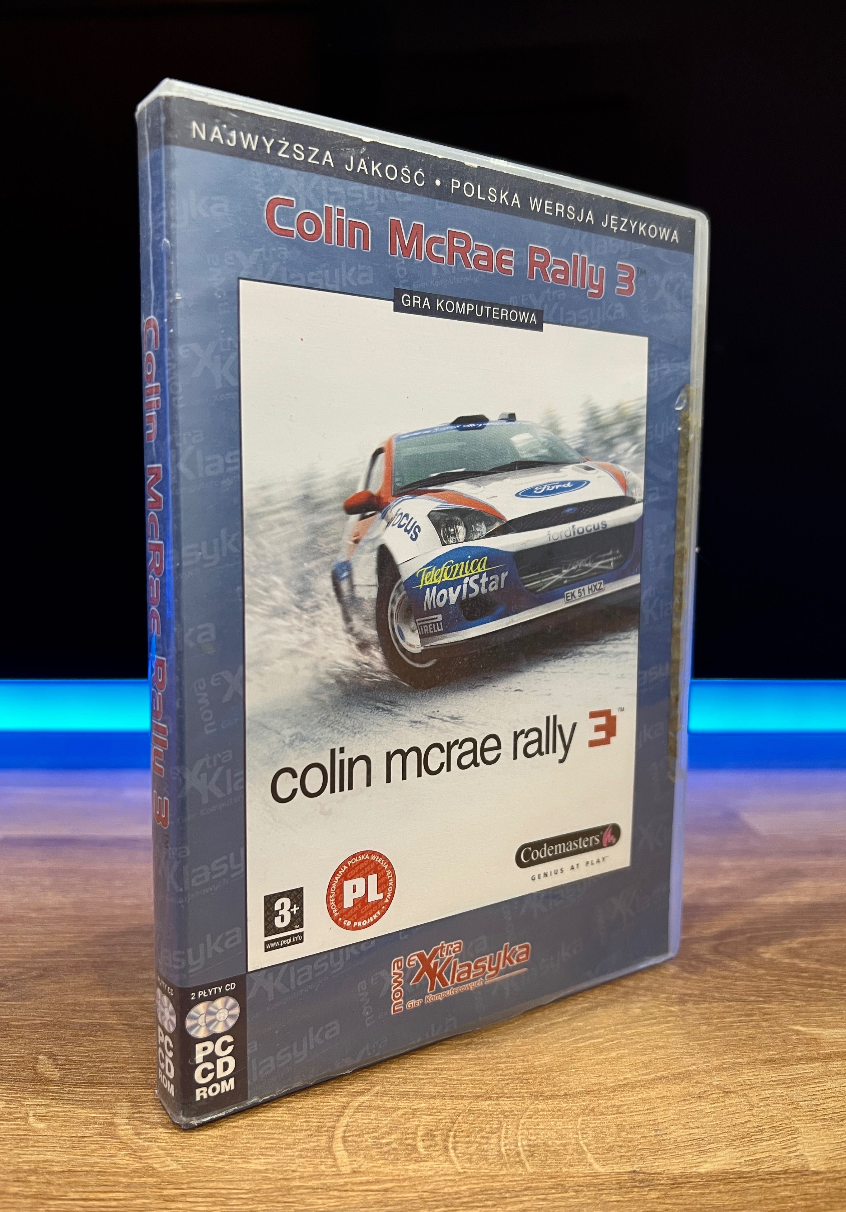 Colin McRae Rally 3 (PC PL 2003) DVD BOX polskie wydanie eXtra Klasyka