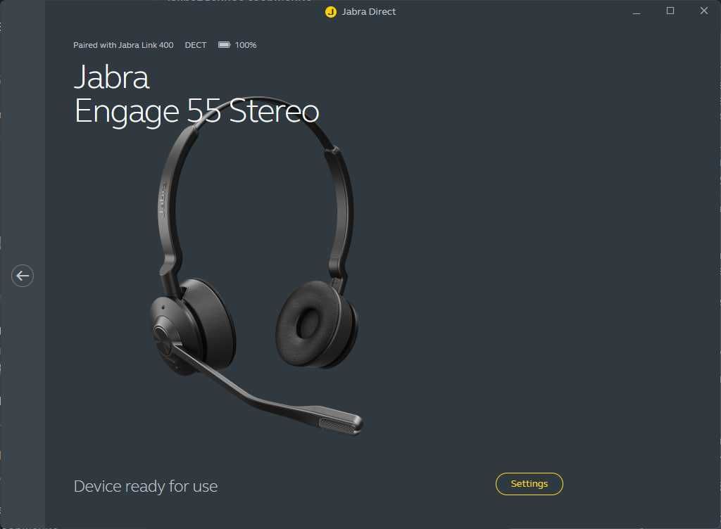 Бездротова USB Гарнітура Jabra Engage 55 Stereo| DECT -13год - до 150м