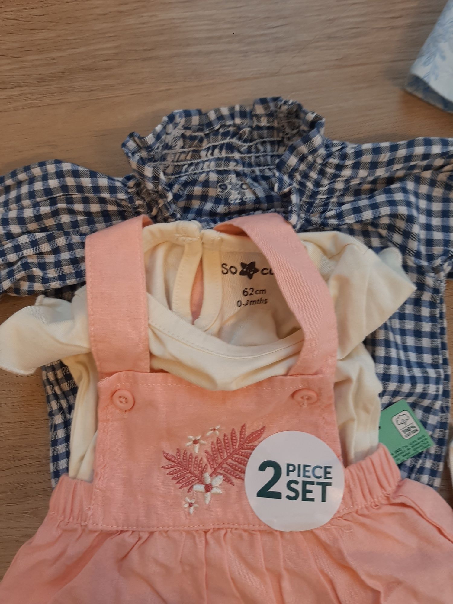 7szt. NOWE ubranka rozm.62 body, sukienka LATO