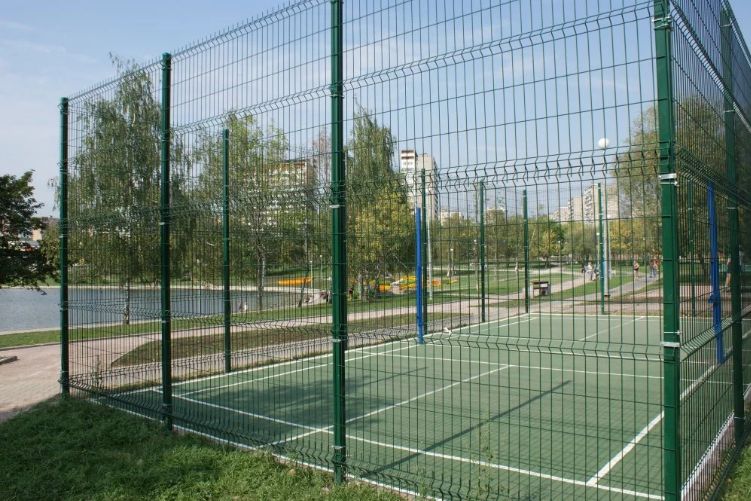 Сетка сварная Забор секционный 3Д КАЛИТКА ВОРОТА Установка