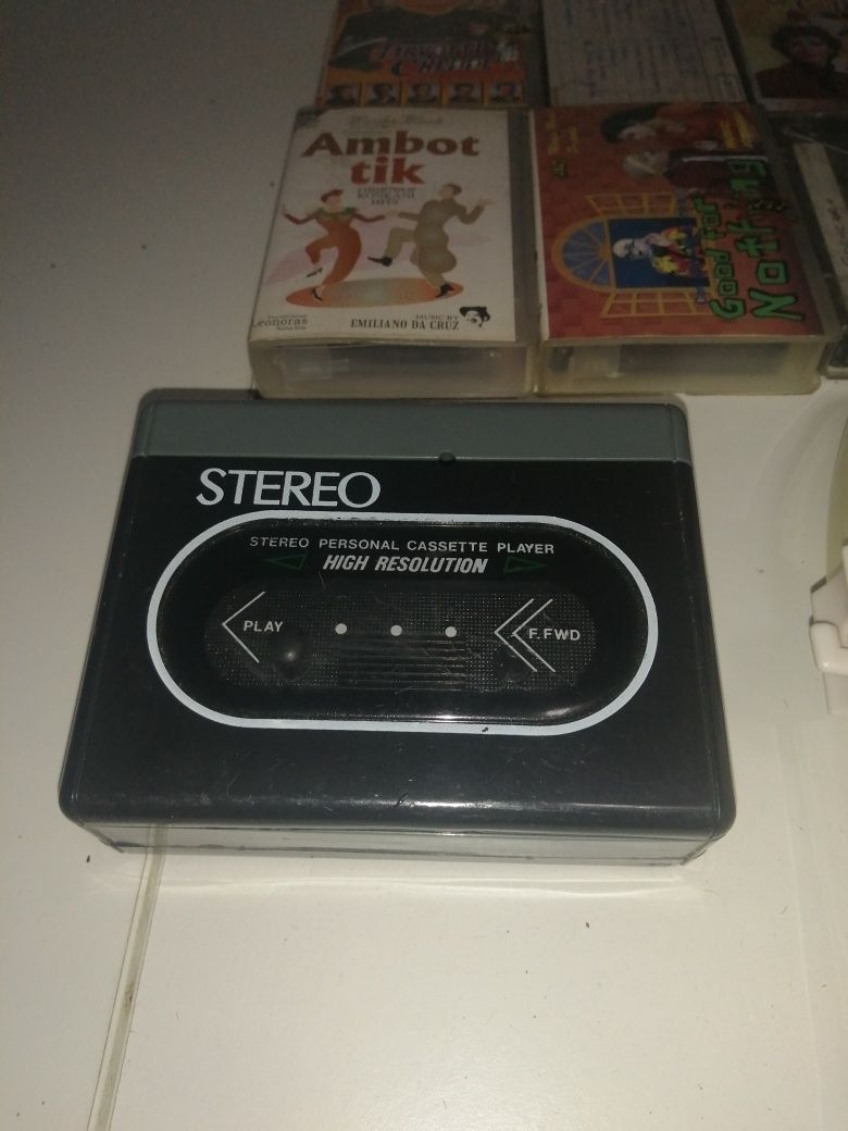 Leitor cassette antigo