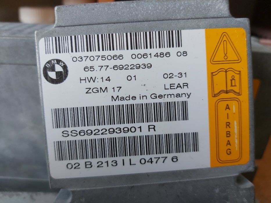 Блоки управления Airbag бмв е65 4.4 2002