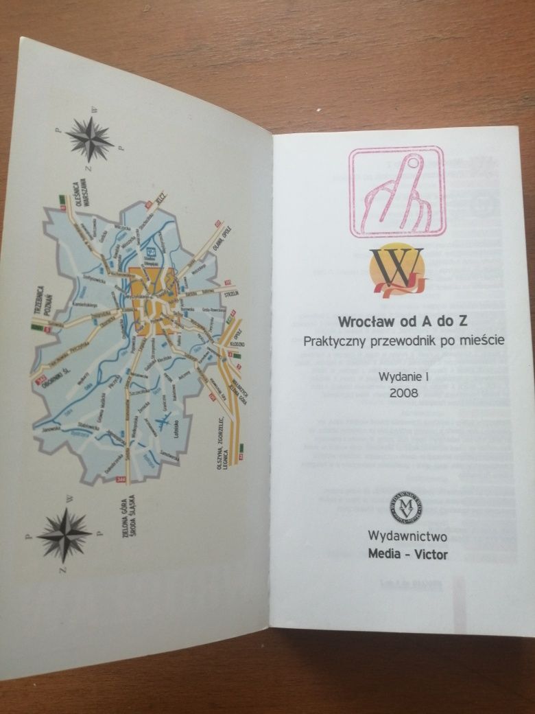 Przedodnik z mapą Wrocław od A do Z