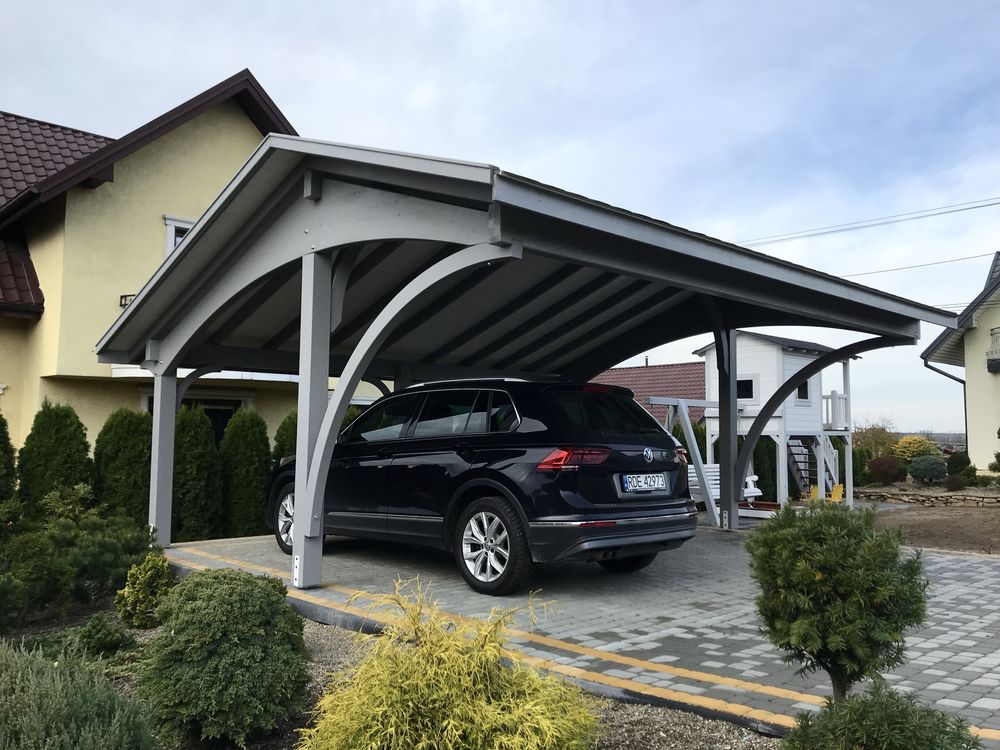 Wiata samochodowa| carport| garaż drewniany