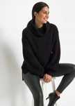 B.P.C czarny sweter z golfem r.40/42