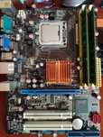 Материнська плата asus p5kpl-am in/roem/si, core2duo q9400, 4gb ddr2