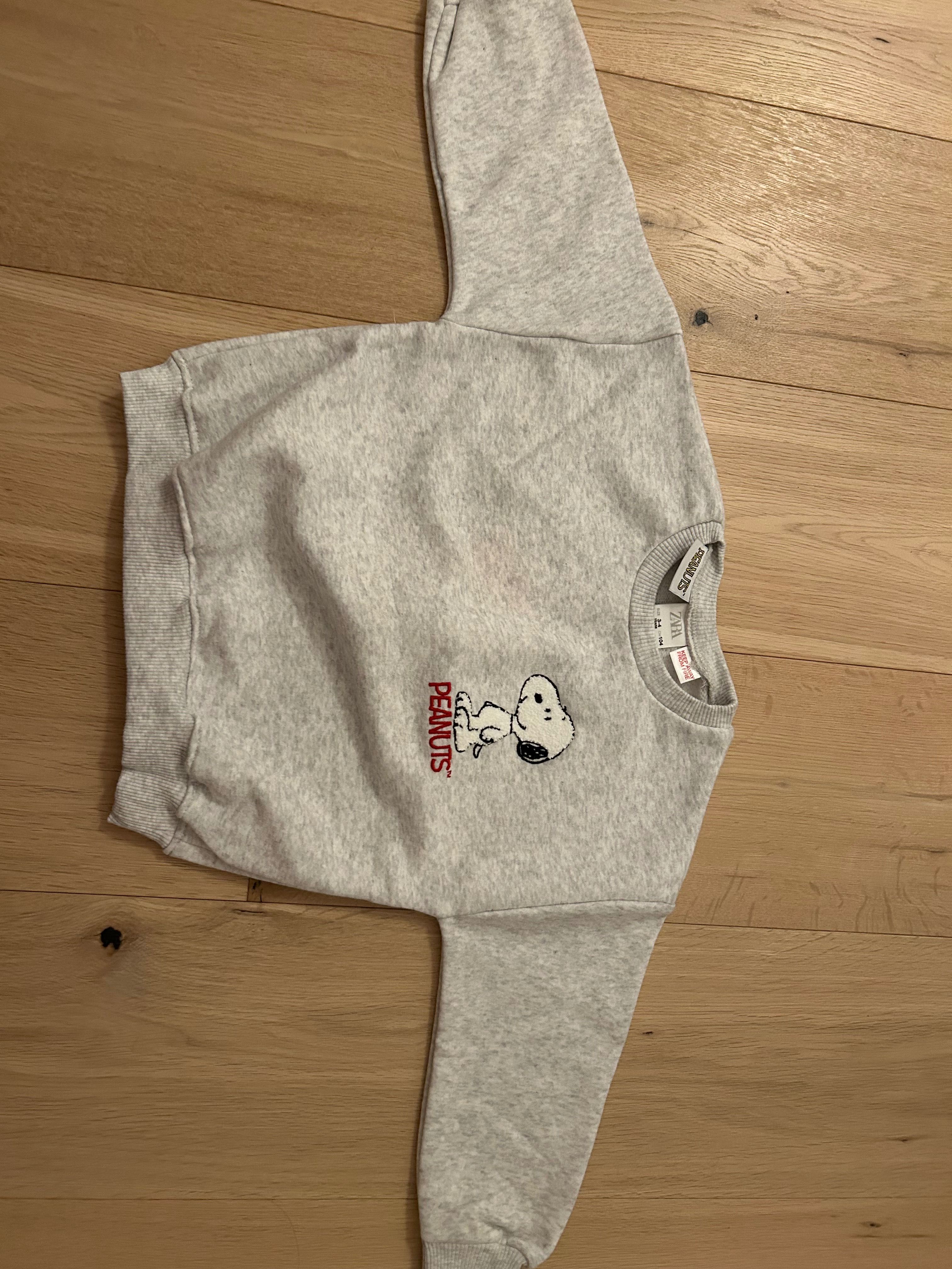 Bluza Zara Snoopy rozmiar 104