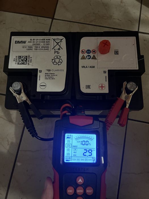 Akumulator ORYGINALNY AGM 12V 70Ah 720A BMW MINI 2024r.