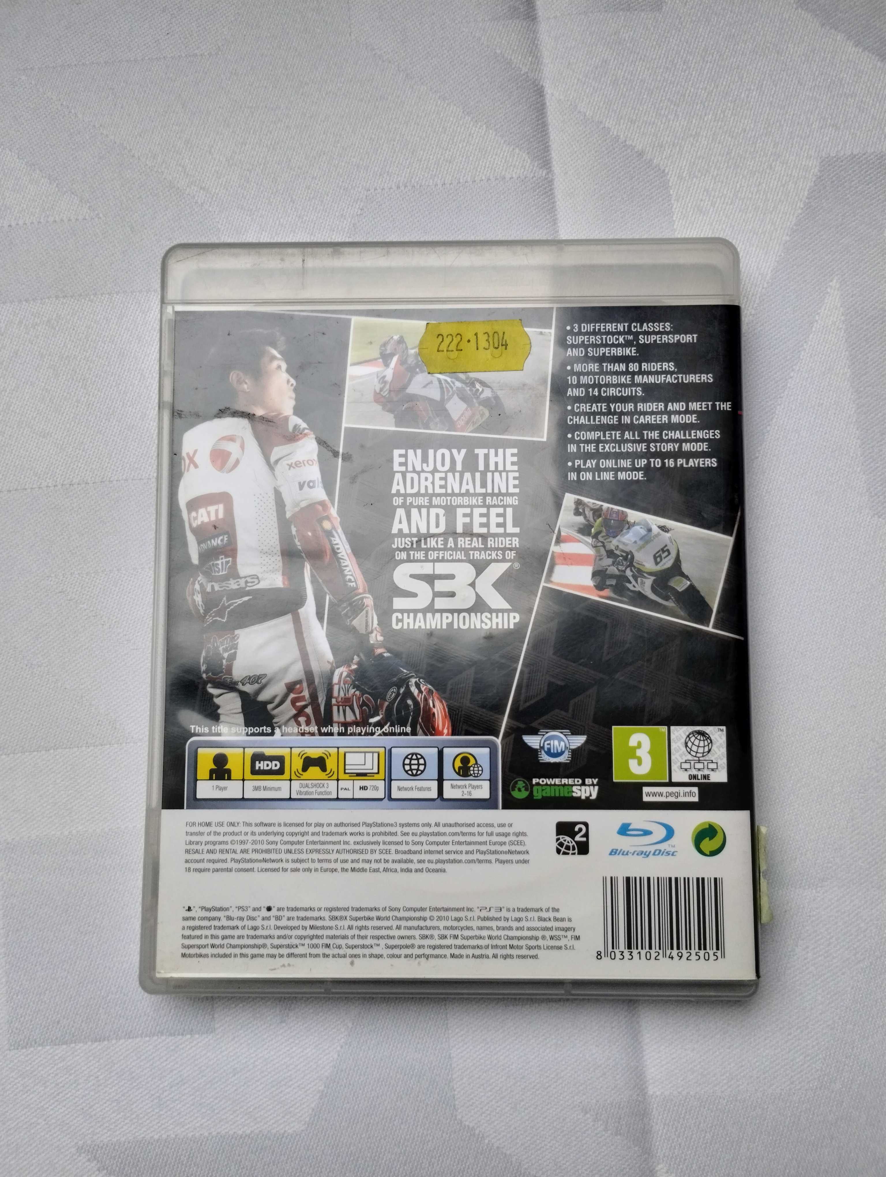 Gra Superbike X 2010 PS3 SBK10