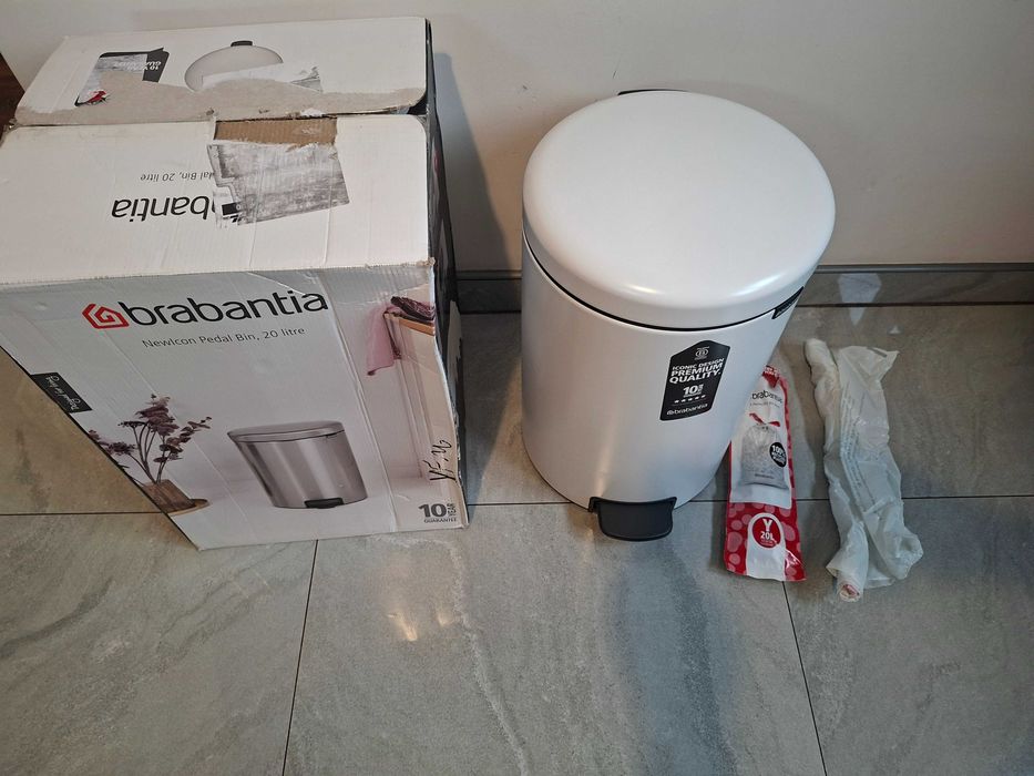 Kosz na śmieci BRABANTIA  20L Biały