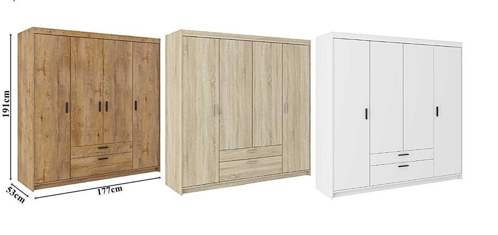 DUŻA Meblościanka Rumba XL 5 kolorów meble do pokoju salonu zestaw