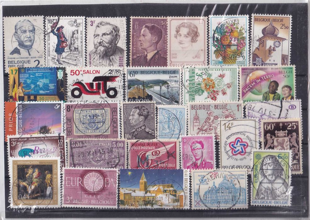Selos (100) - [Bélgica, Espanha, França, Holanda, Hungria, Roménia, ]