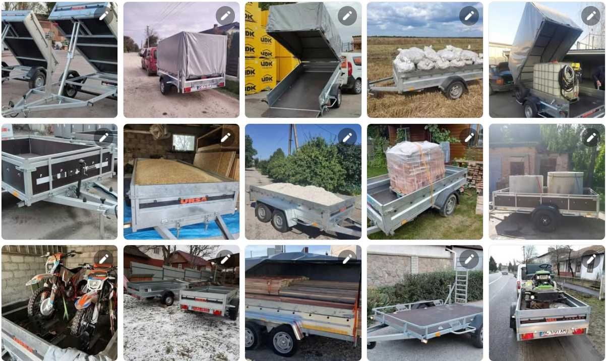 Причіп прицеп оцинкований