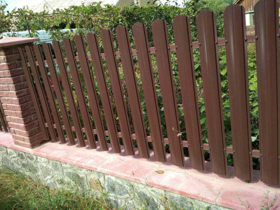 Штахетник Металевий Двухсторонній