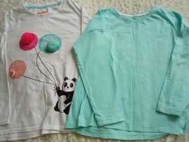 2 szt. Bluzki koszulki 110-116 panda pompony
