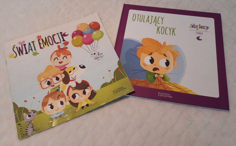 Otulający Kocyk. Świat Emocji. Strach. Hachette, 2019, opis Książeczki