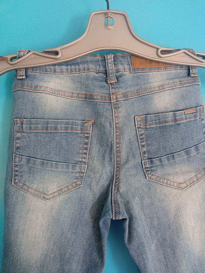 Spodnie jeansy rurki 140cm Coccodrillo