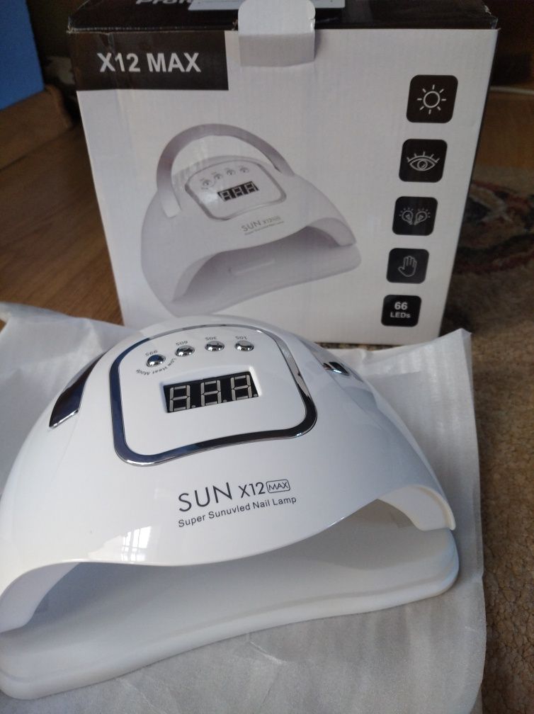 SunX12 lampa LED uv do paznokci + gratis
