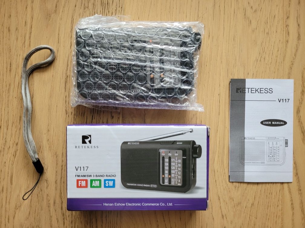 Retekess V117, fabrycznie nowe radio kieszonkowe