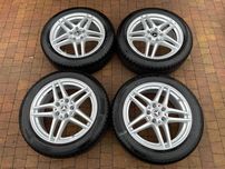 3743. Koła letnie Mercedes A klasa CLA 5x112 205/55/17 Michelin 7mm