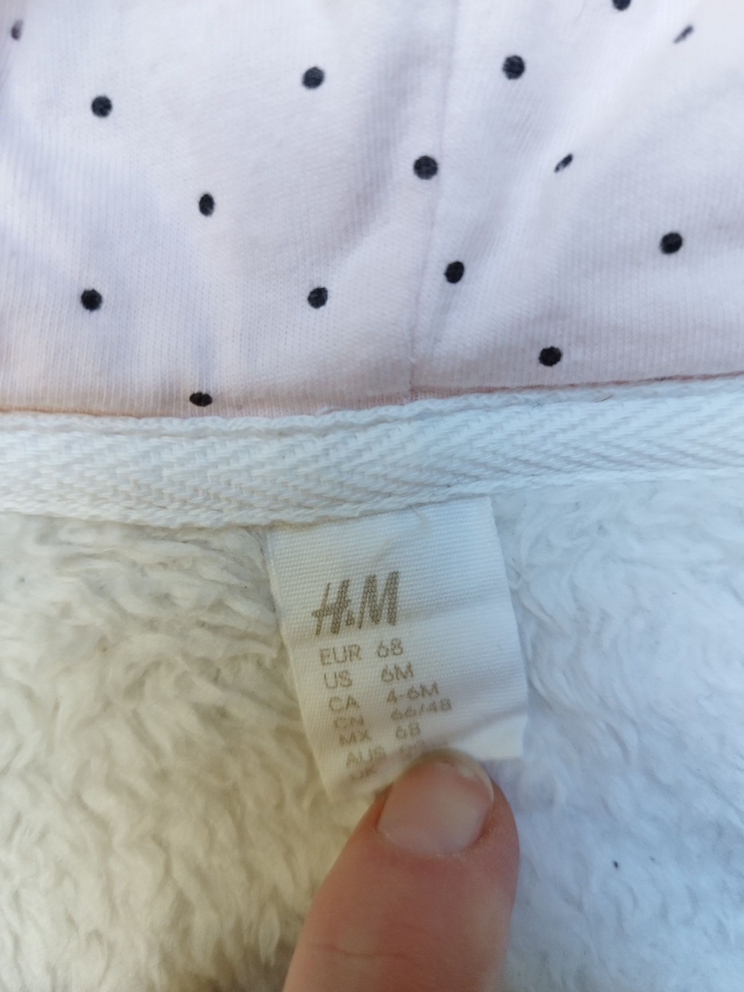 Bluza futerko H&M r. 68
