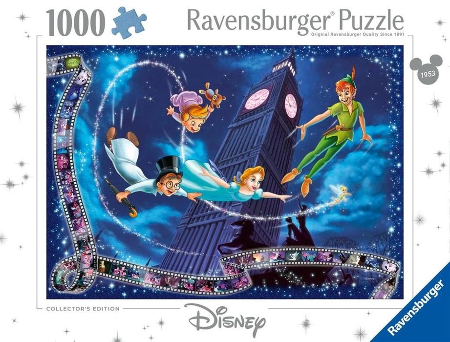 Puzzle 1000 Walt Disney - Piotruś Pan pudełko,373x276 mm