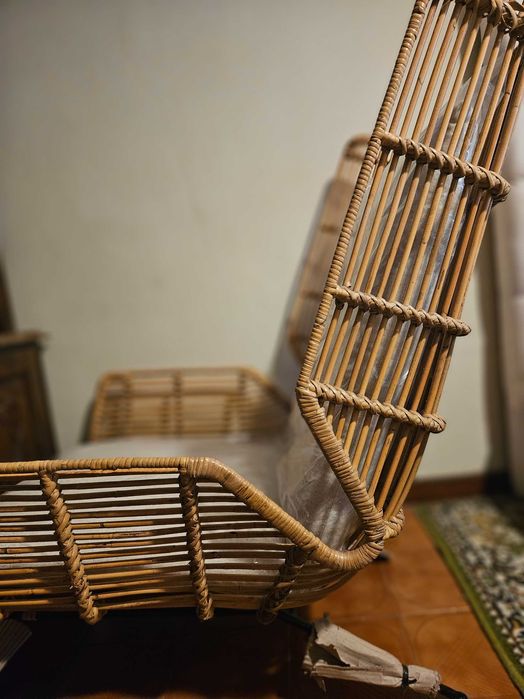 Cadeirão em kubu, Malu. NOVO.