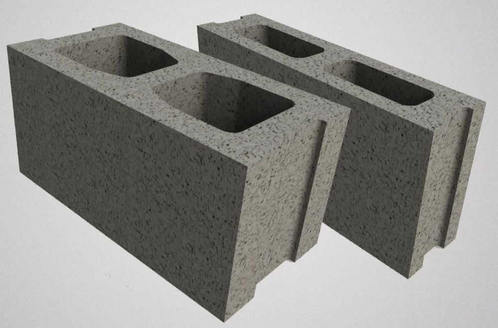 Шлакоблок, колотий блок, колони,  кришки, декор. Все для паркану.