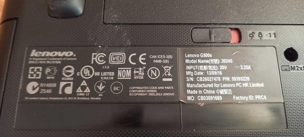 Ноутбук Lenovo  G500s intel nVidia720