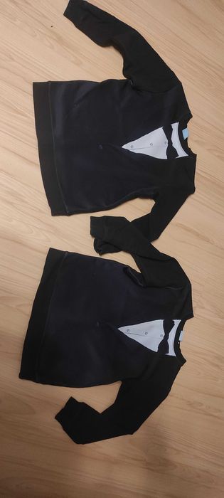 2 szt. Bluzki świąteczne dla bliźniaków bliźniąt