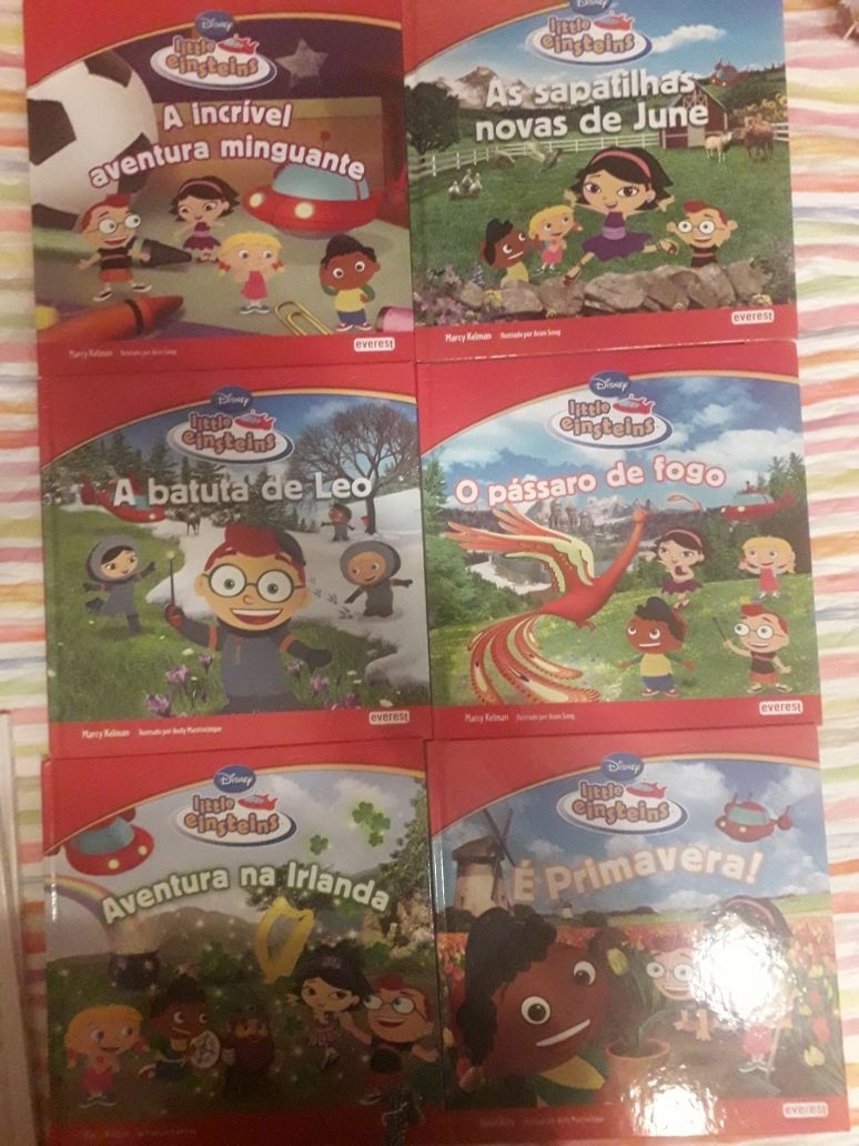 livros dos little Einsteins