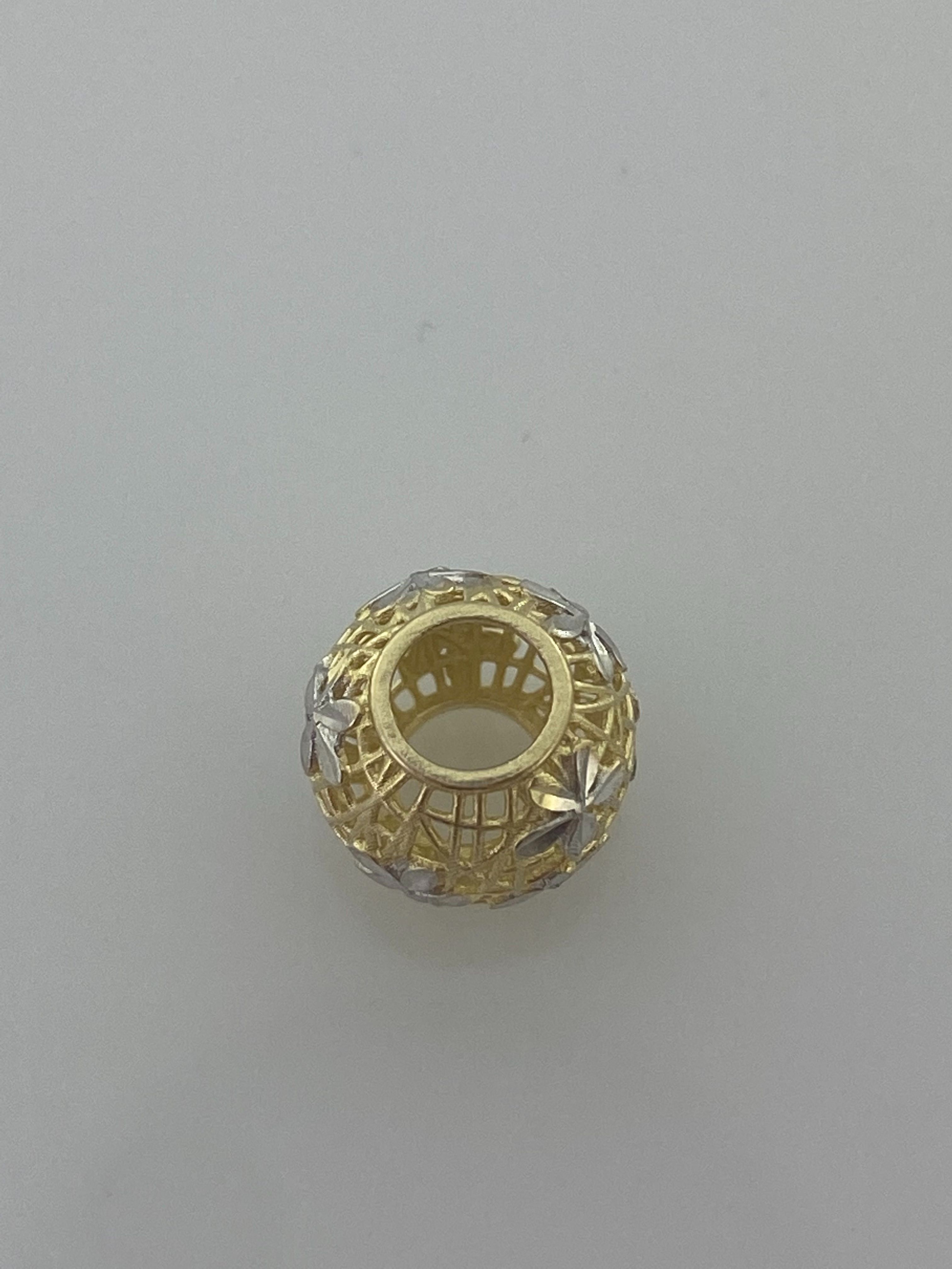 Złoty element charms na bransoletkę Pandora, Próba 585. Nowy (2184)