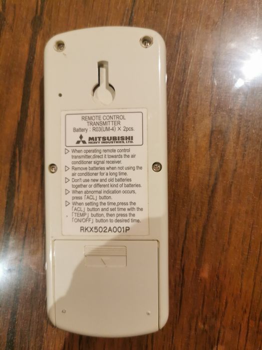 Comando Ar Condicionado Mitsubishi