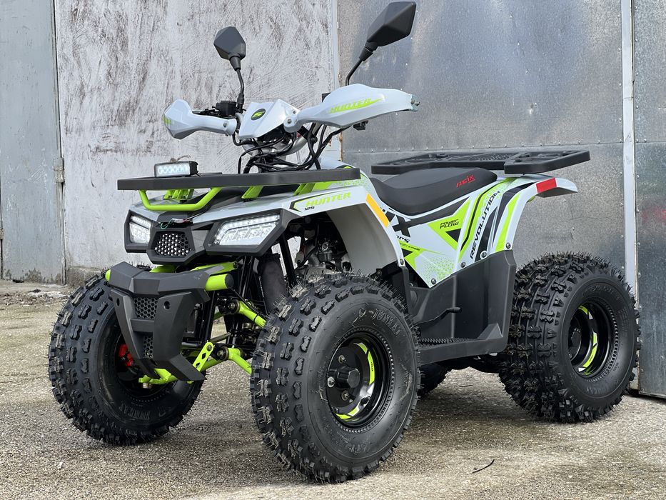 Quad ASIX Hunter Pro 125 1+1 Full Led Kola 8” Licznik 2025r Nowy Model