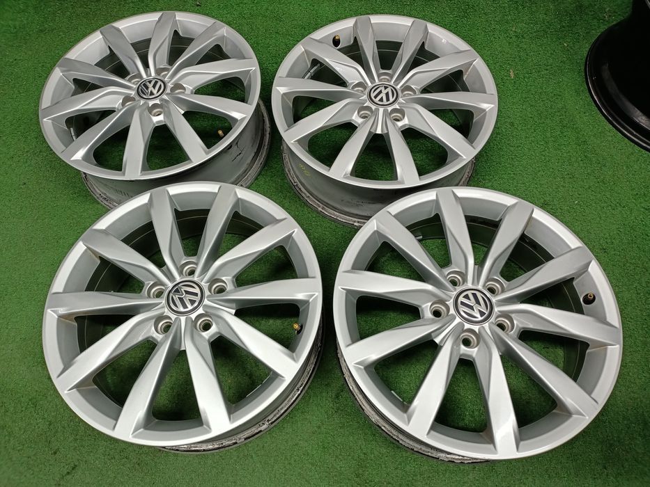 17" felgi 5x112 et48 Oryginalne VW Golf 7 6 5 Touran Dijon R-line