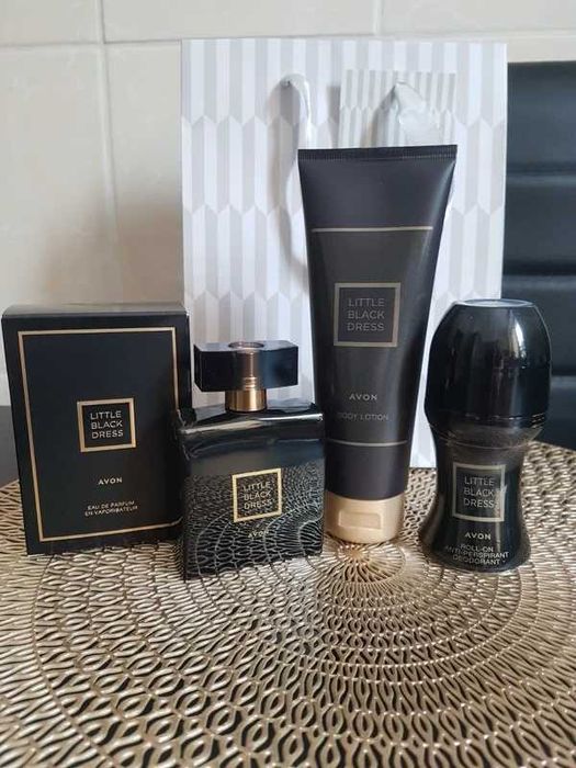 Zestaw perfumy Little Black Dress Avon 3 kosmetyków nowy
