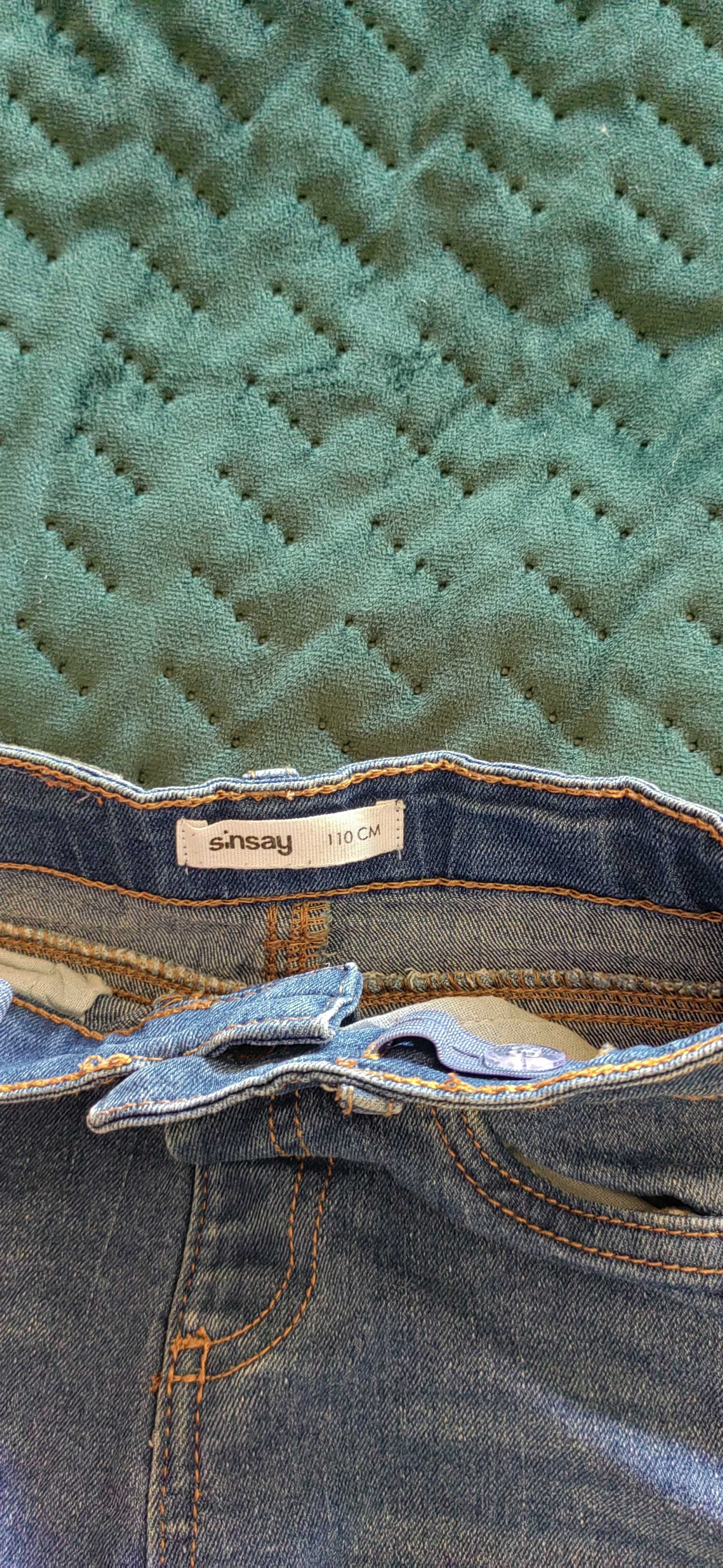 Sodnie jeansy rozmiar 110